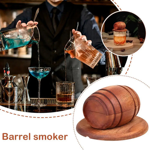 Barrel Cocktail Smoker Kit — Whiskey & Drink Infuser Set